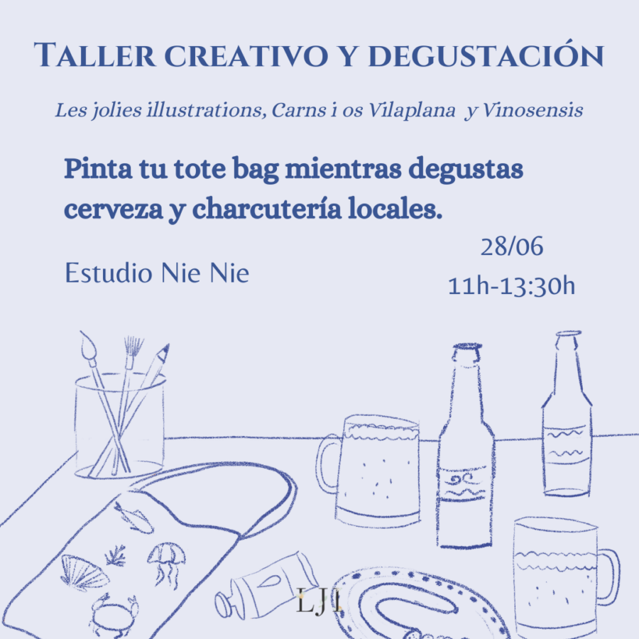 Taller Tote bag y degustación gourmet