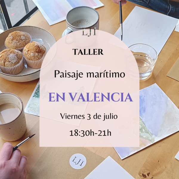 Taller paisaje maritimo Valencia julio